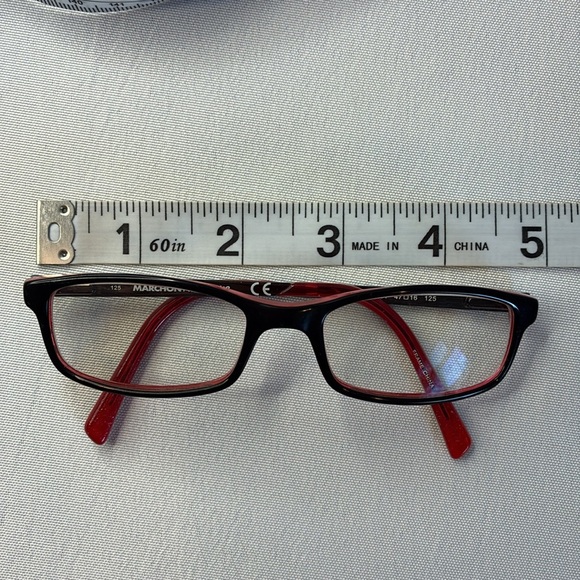 MarchOn NYC Junior red & black kids prescription glasses/frame with accesories - Picture 13 of 16